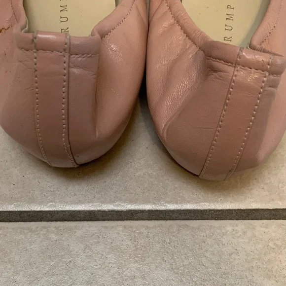 Ivanka Trump Blush Pink Crystal-Embellished Ballet Flats - Picture 2 of 4